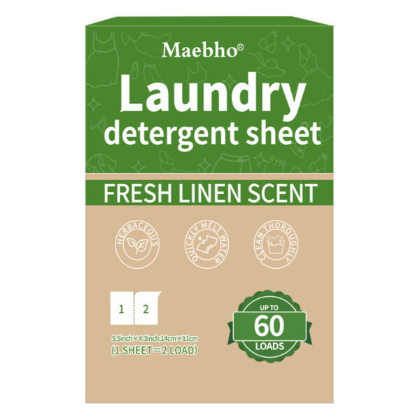 Laundry Detergent Sheet