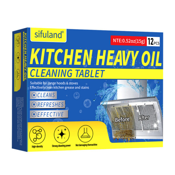 Kitchen Heavy Oil Cleaning Tablets 12pcs
