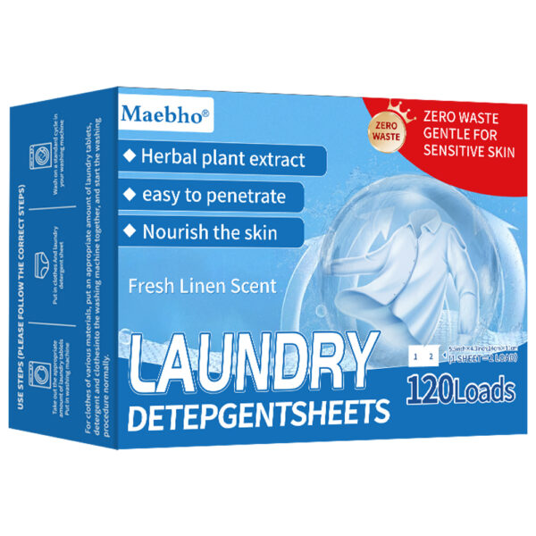 Laundry Detergent Sheet 120 Loads