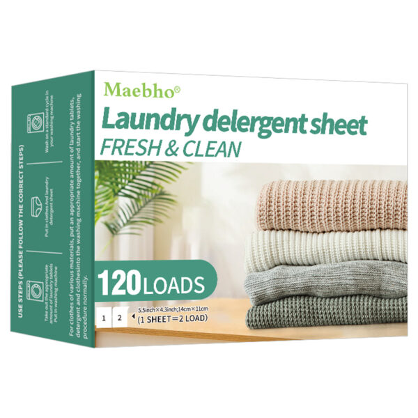 Laundry Detergent Sheet 120 Loads