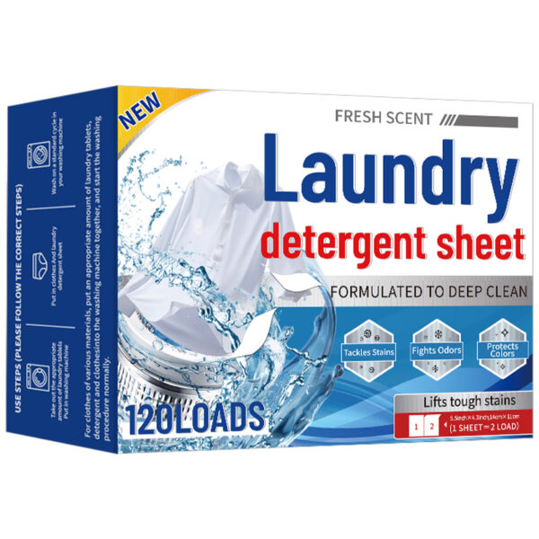 Laundry Detergent Sheet 120 Loads